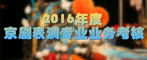 胖老太太骚逼图国家京剧院2016年度京剧表演专业业务考...